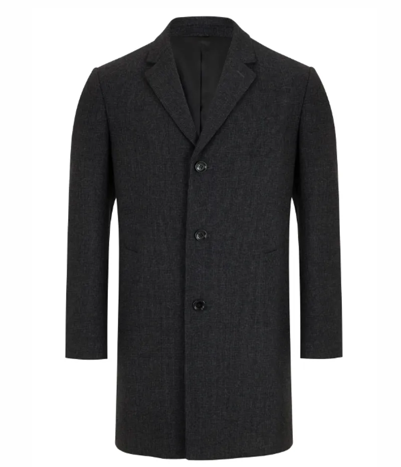  Daniel Grahame Osborne Overcoat Charcoal 90461/09